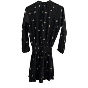 Rails Black Dress with Star Pattern